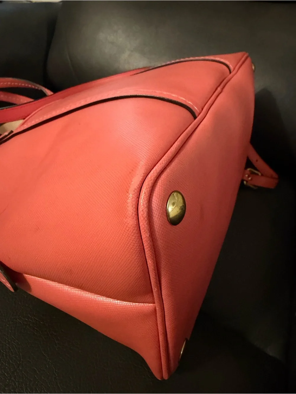 Coach Peyton Coral Dome Satchel